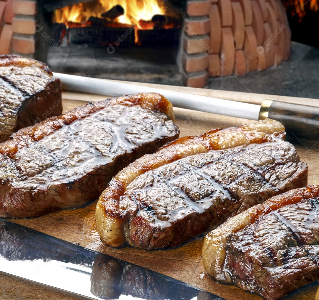 Deliciosas fatia de picanha assada