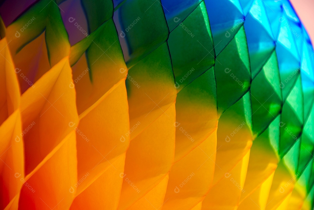 Balão de papel colorido festa junina no brasil