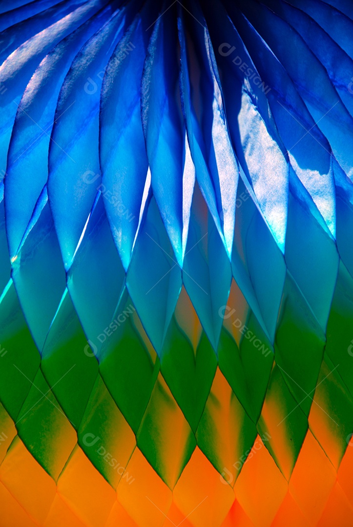 Balão de papel colorido festa junina no brasil