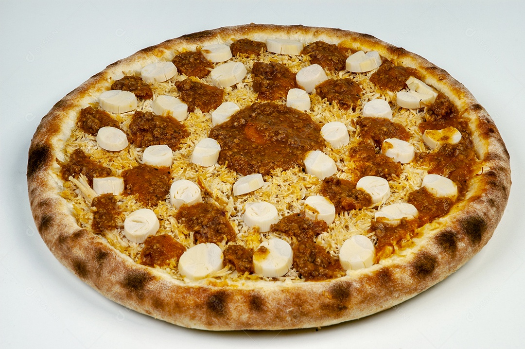 Delicioso palmito com mussarela