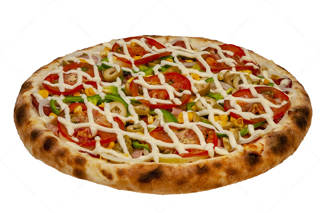 Deliciosa pizza assada