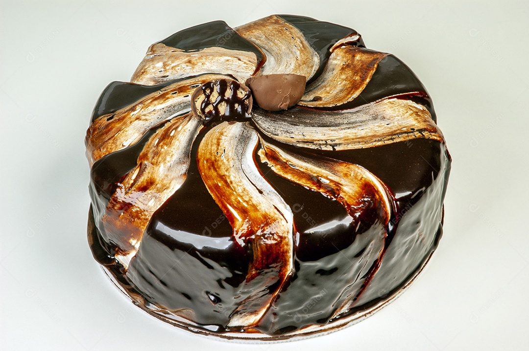 Bolo de chocolate com bombom