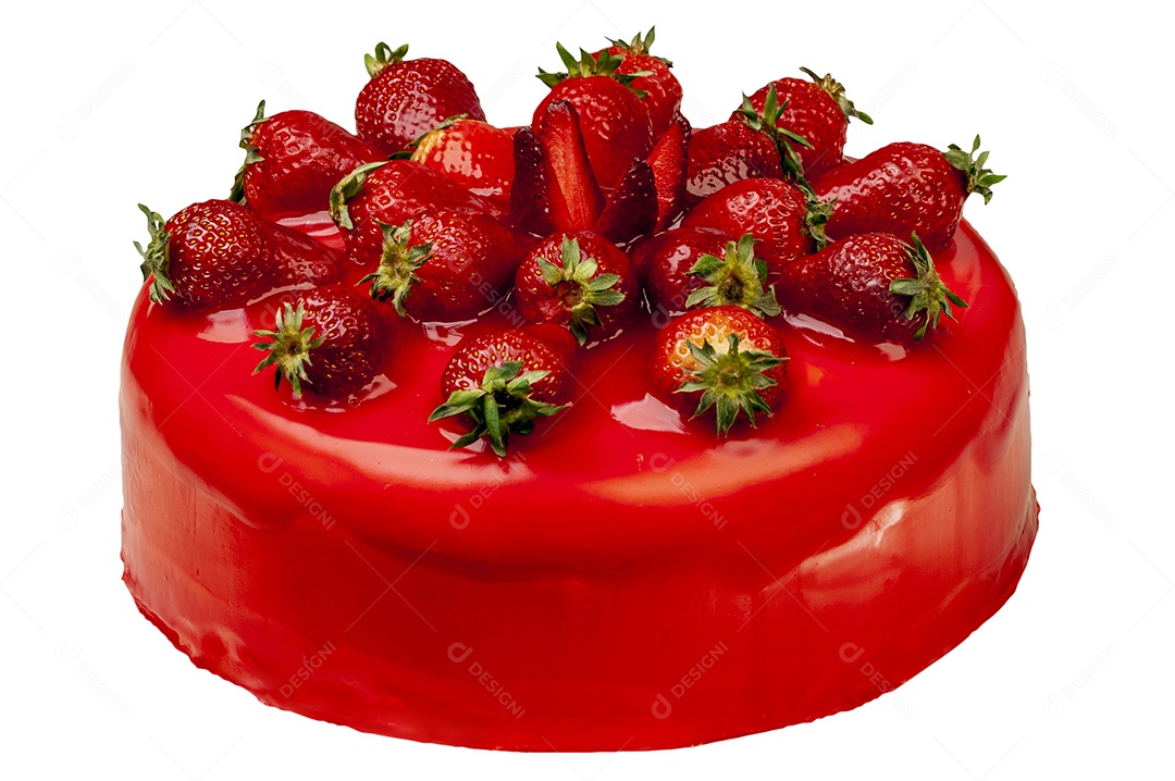 Delicioso bolo de morango