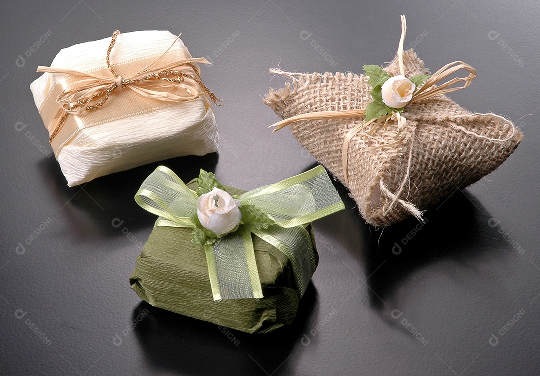 Bem casado doce brasileiro para casamento crichet presente de coração