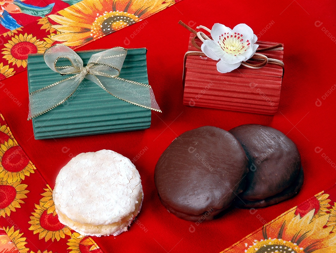 Bem casado doce brasileiro para casamento crichet presente de coração