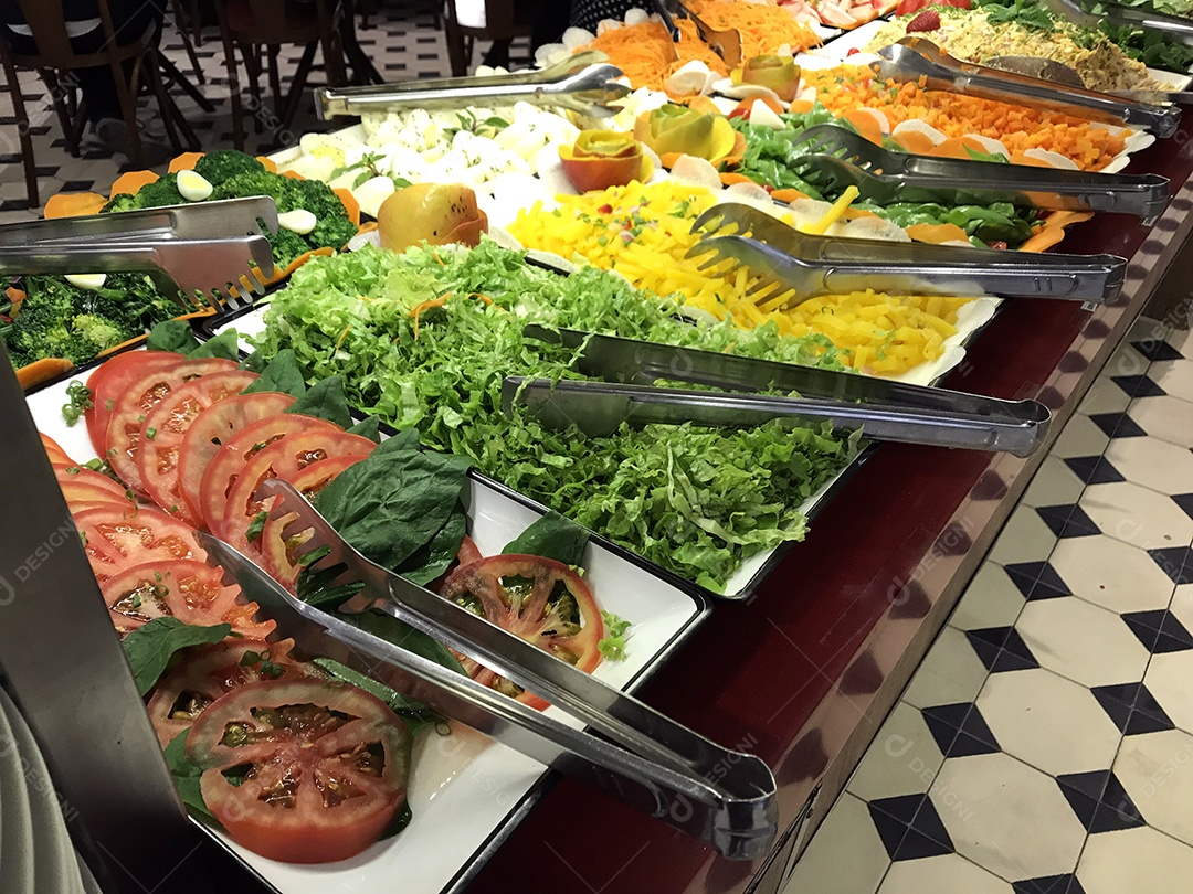 Restaurante self service de saladas