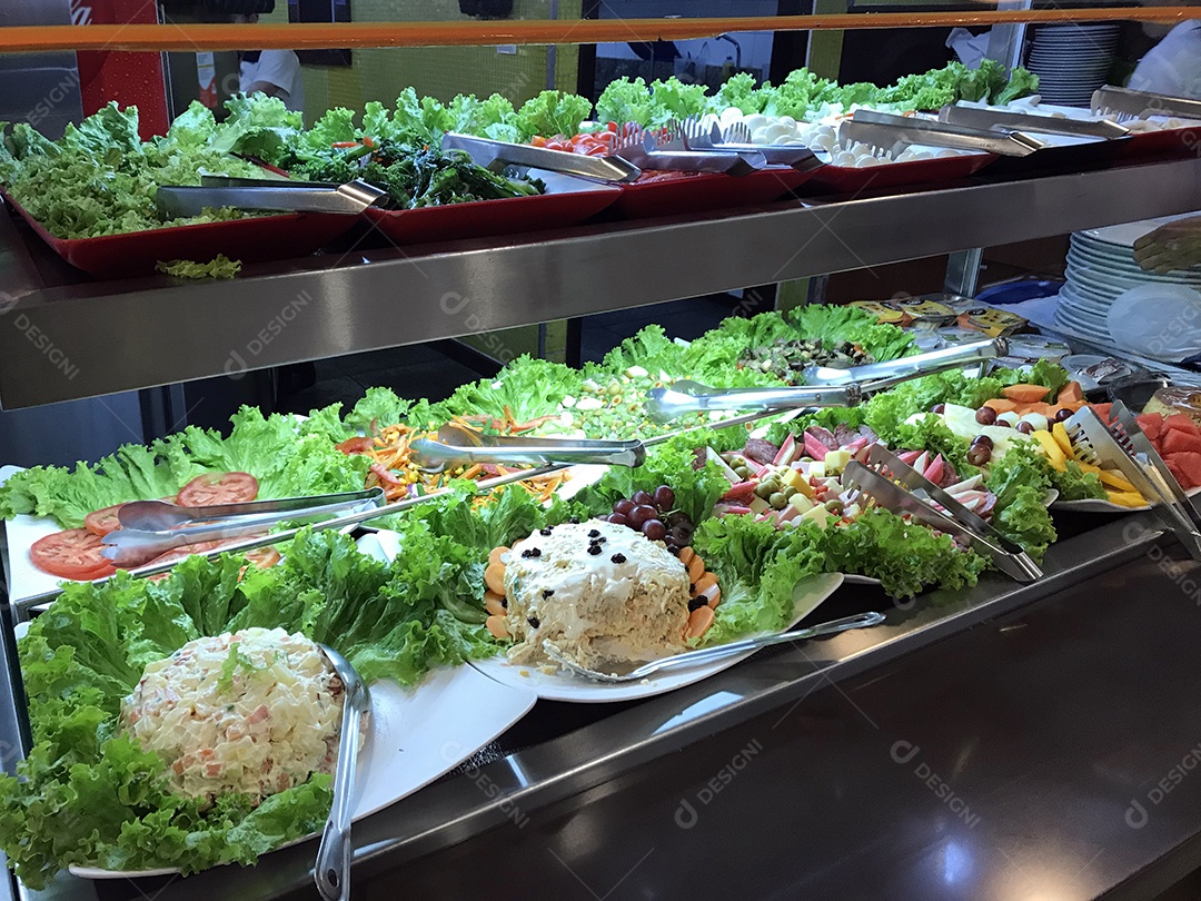 Restaurante self service de saladas