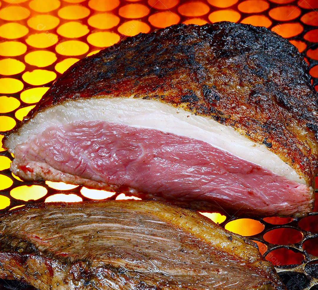 Picanha assado na brasa