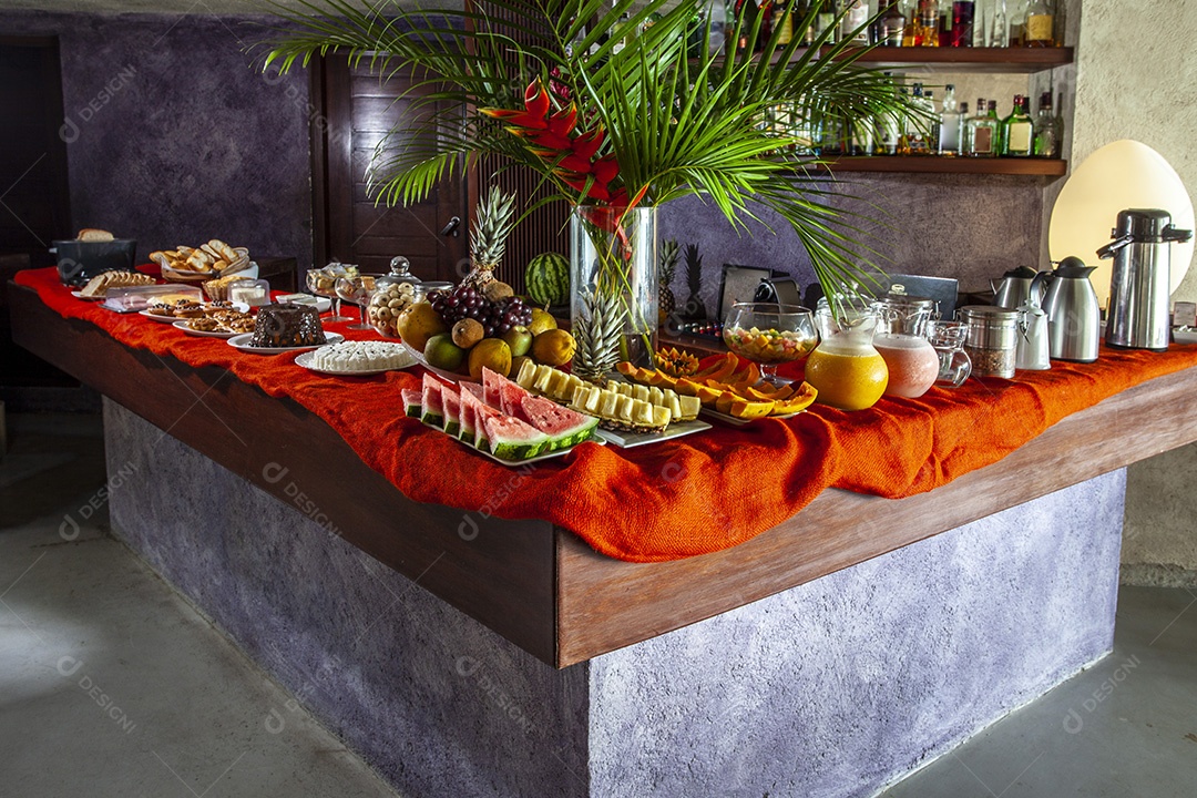 Café da manhã no hotel