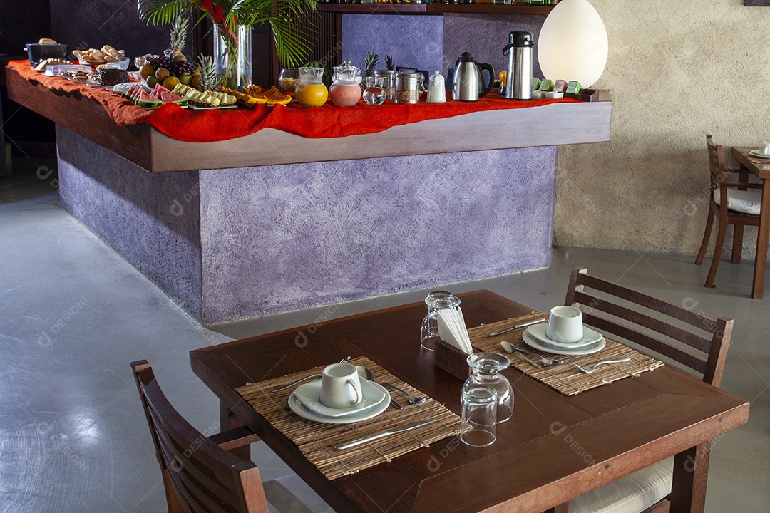 Café da manhã no hotel