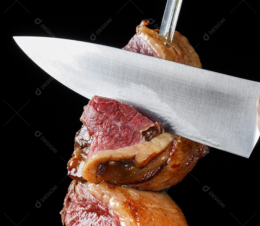 Espeto de picanha ao ponto