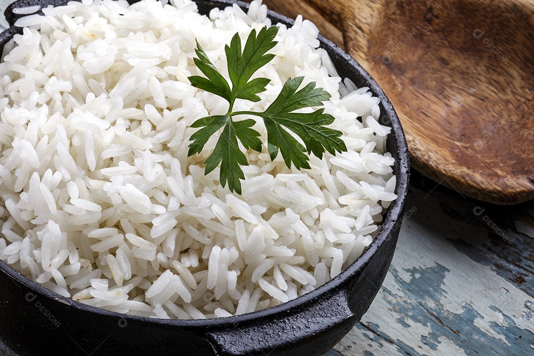 Arroz branco delicioso