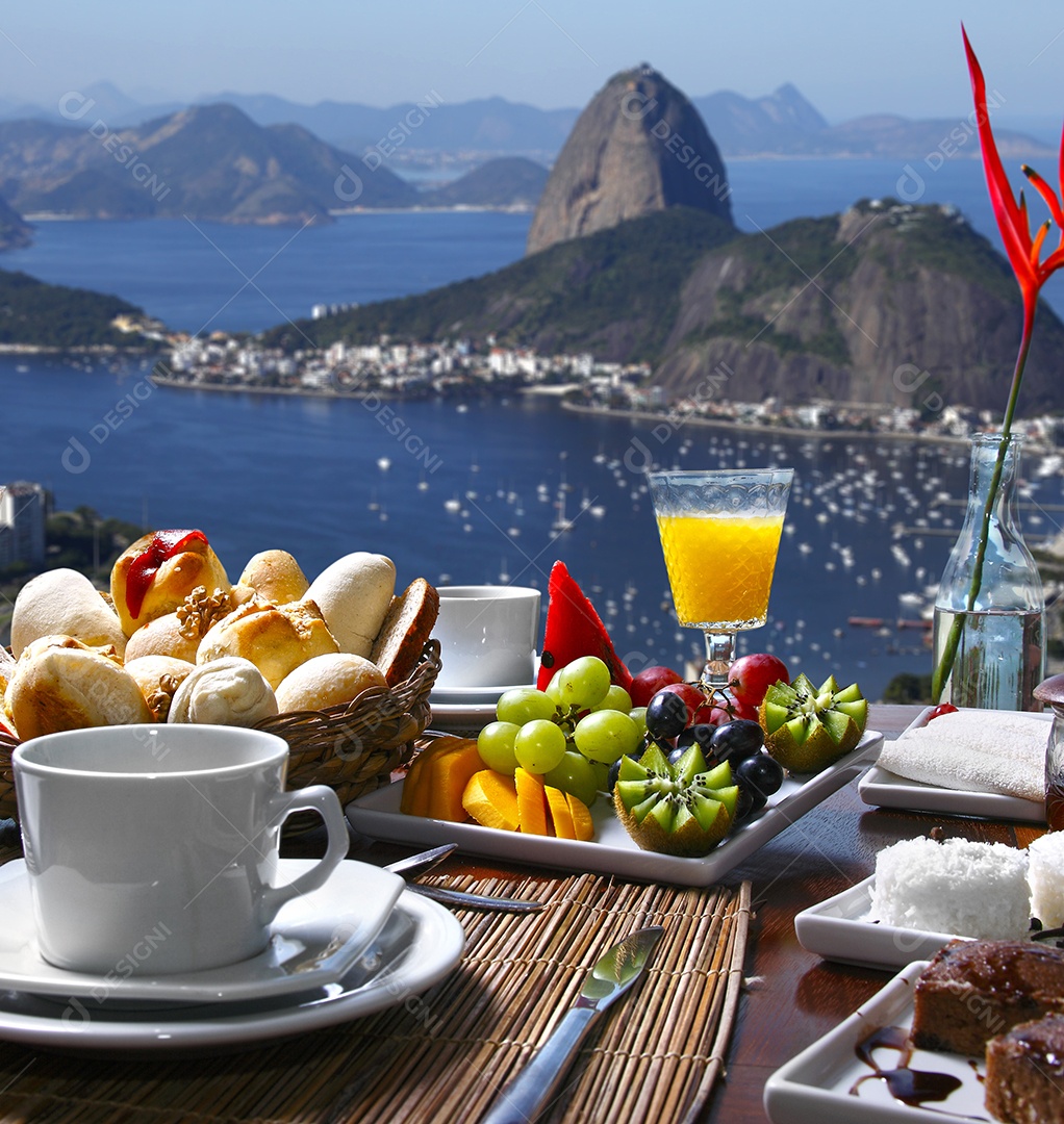 Café da manhã no Rio de Janeiro