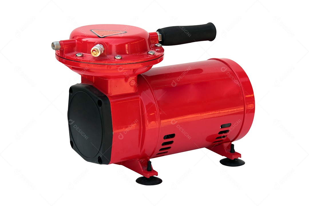 Compressor de ar vermelho