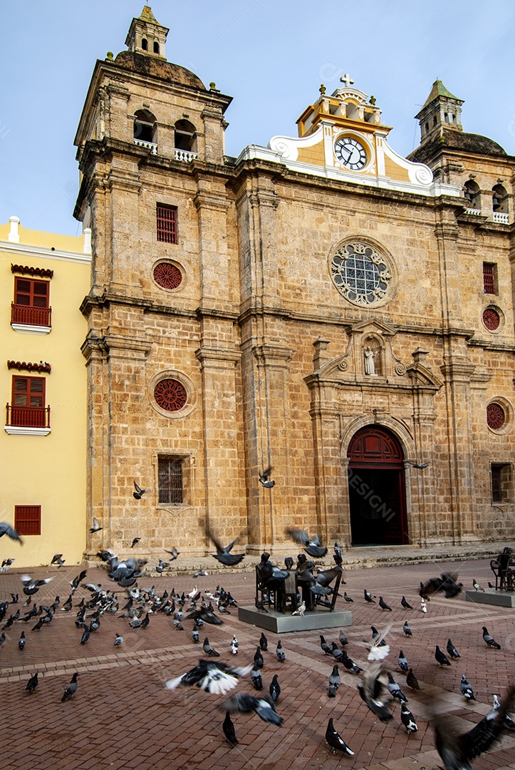 Vista de cartagena das Índias