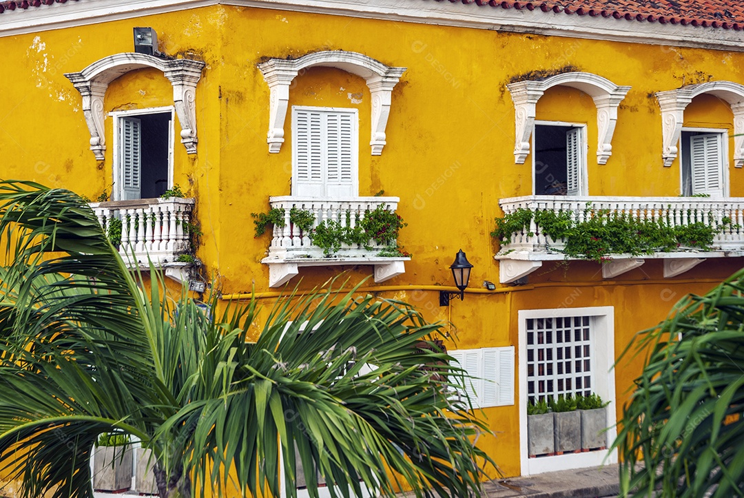 Vista de cartagena das Índias Colômbia