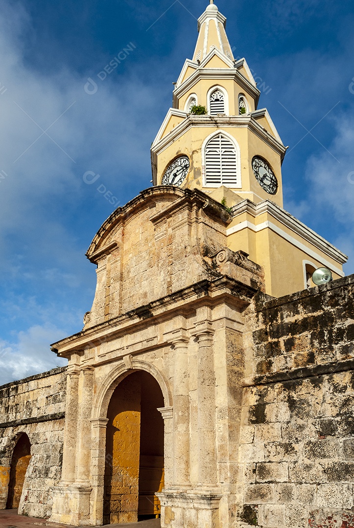Vista de cartagena das Índias