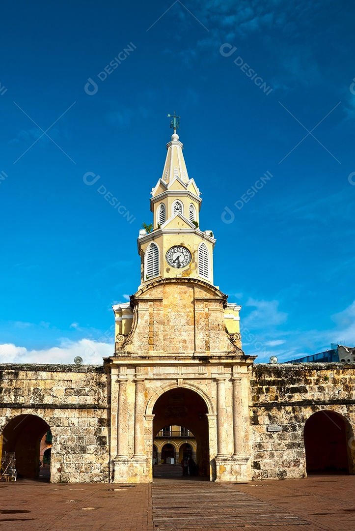 Vista de cartagena das Índias