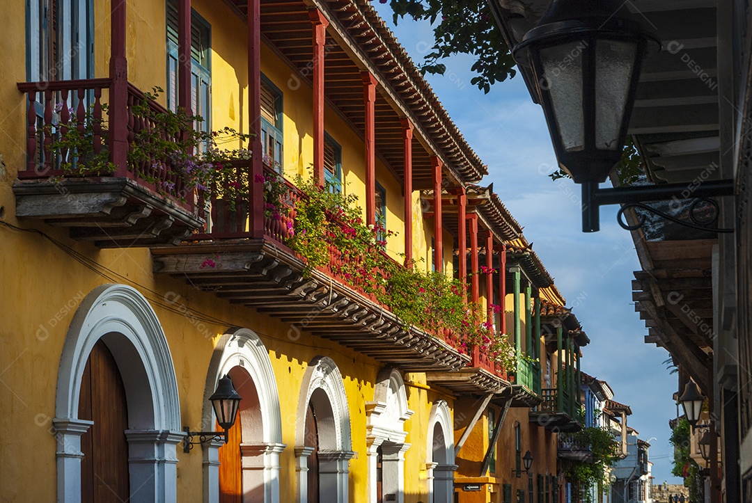 Vista de cartagena das Índias