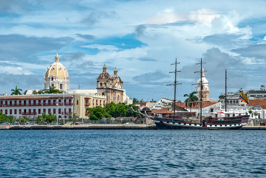 Vista de Cartagena das Índias Colômbia