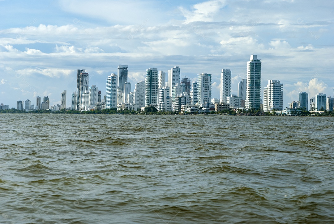 Vista de cartagena das Índias
