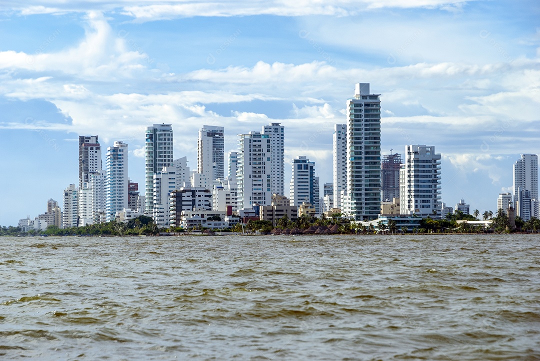 Vista de cartagena das Índias