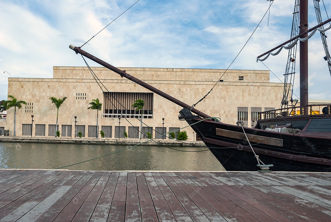Vista de cartagena das Índias