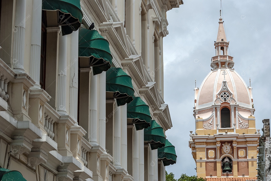 Vista de cartagena das Índias