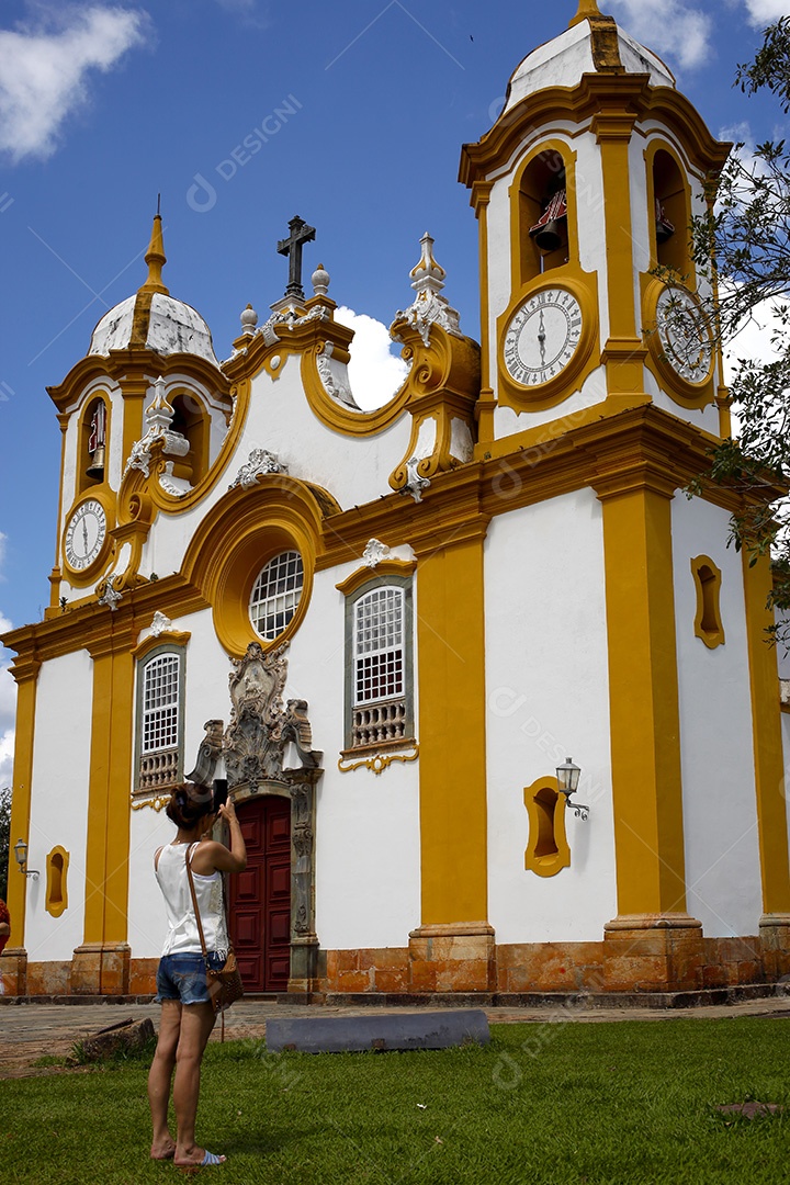 Cidade de Tiradentes em Minas Gerais