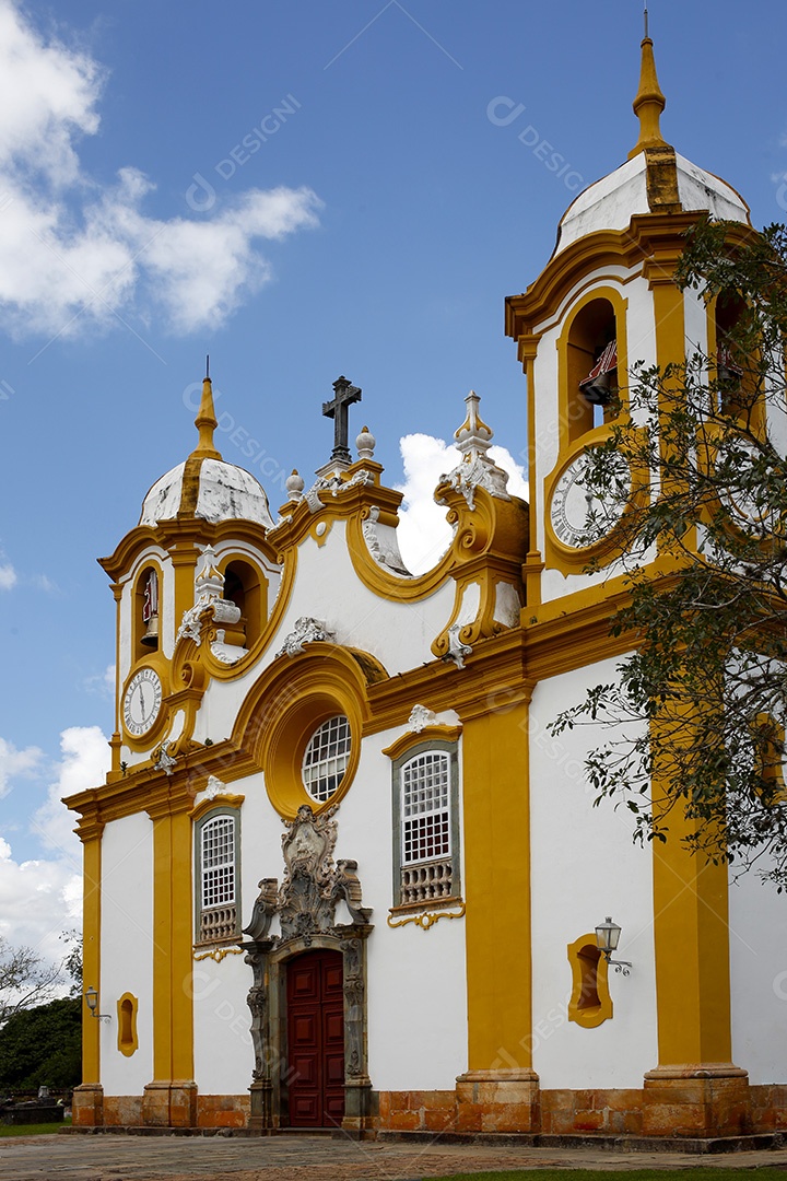 Cidade de Tiradentes em Minas Gerais