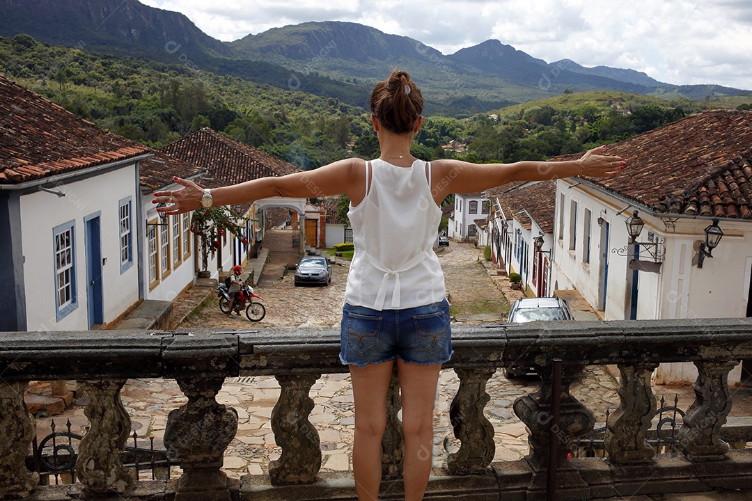 Cidade de Tiradentes em Minas Gerais