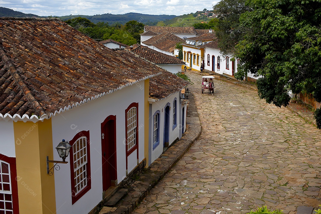 Cidade de Tiradentes em Minas Gerais
