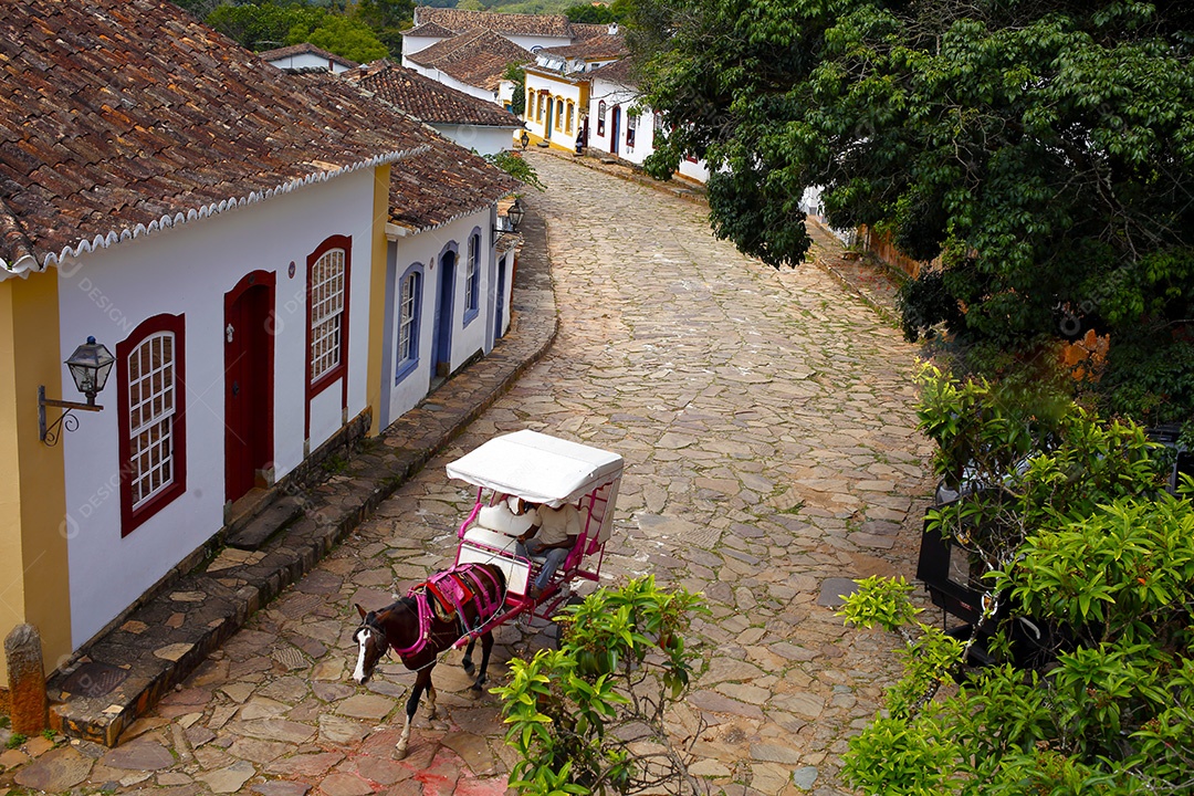 Cidade de Tiradentes em Minas Gerais