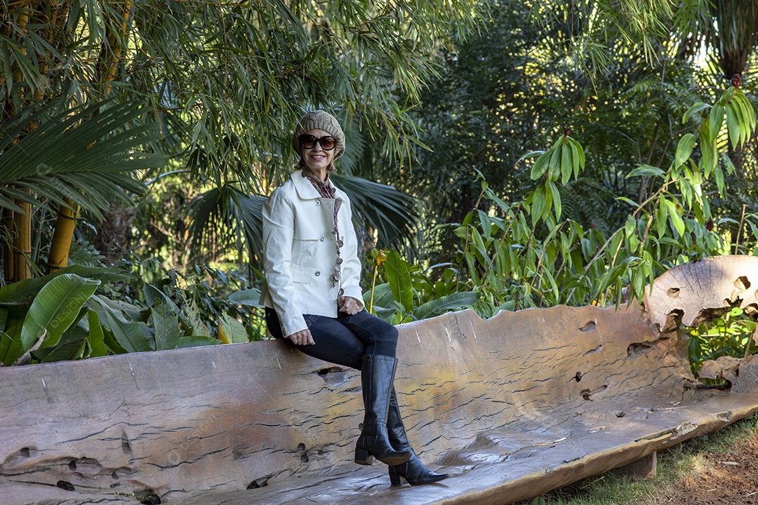 Visitante do Museu Inhotim