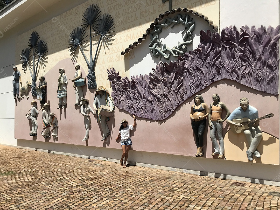 Visitante do Museu Inhotim