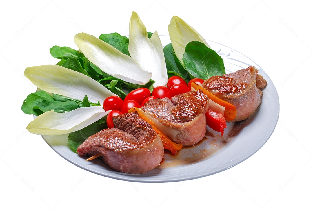 Picanha e salada