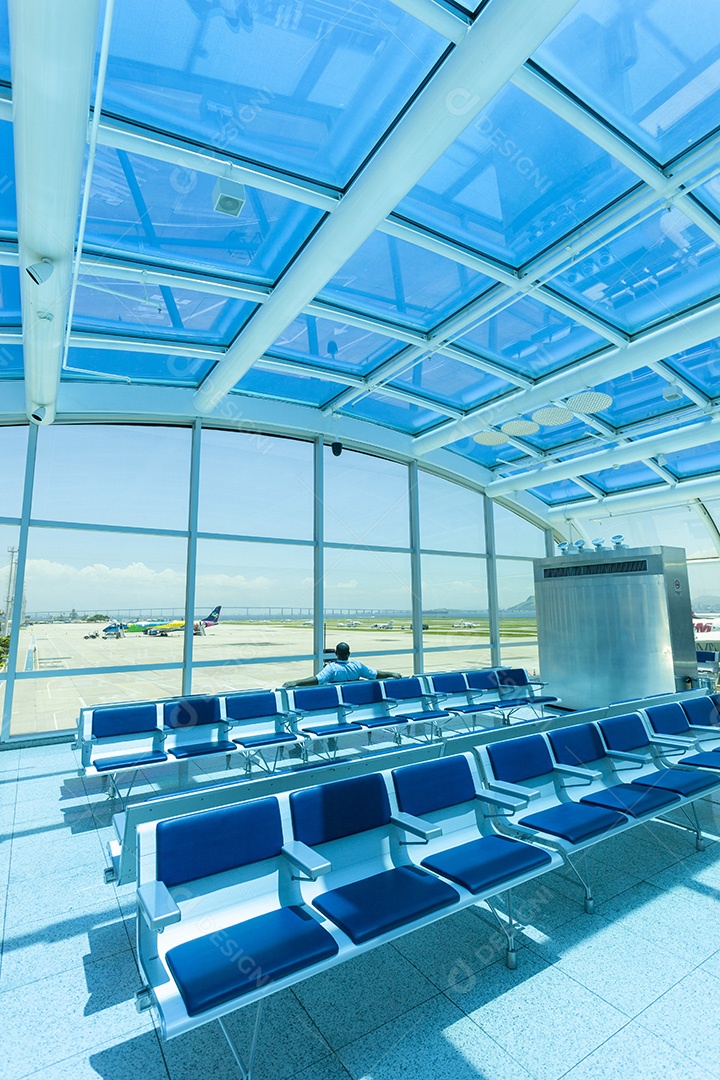 O aeroporto santos dumont é um aeroporto doméstico no Rio de Janeiro