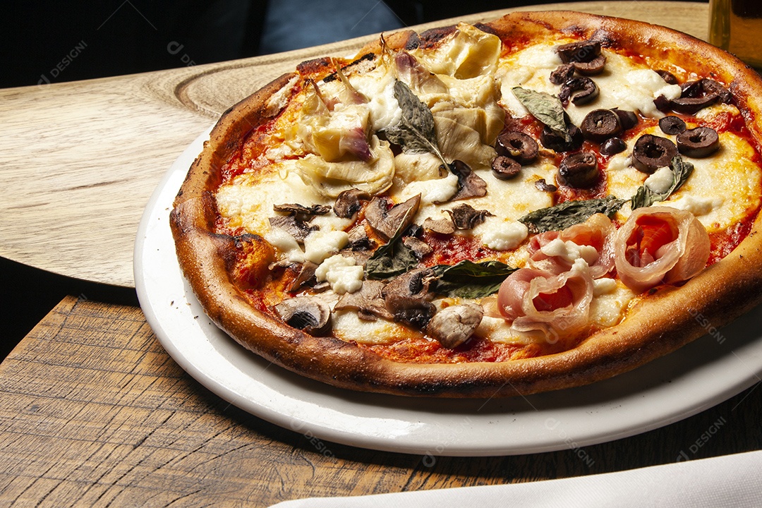 Pizza de múltiplos sabores