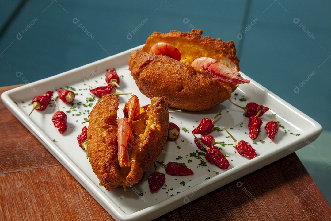 Acarajé comida de rua tradicional brasileira da Bahia