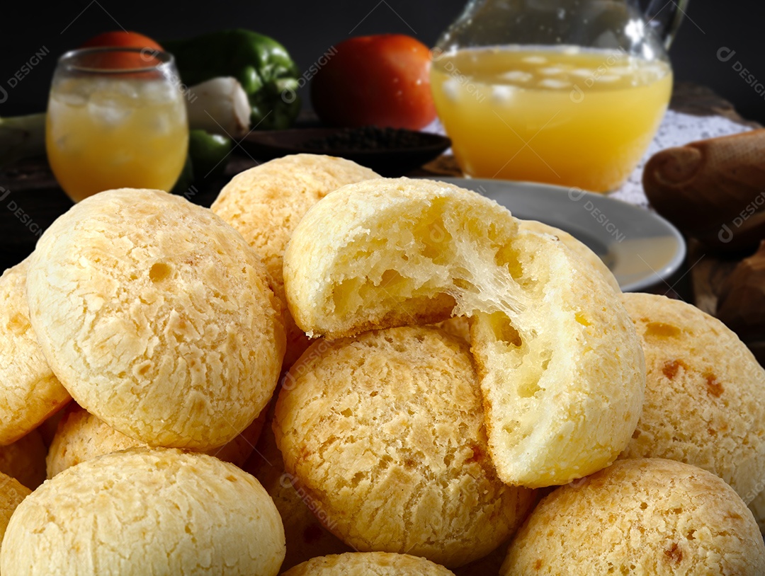 Muitos pães de queijo