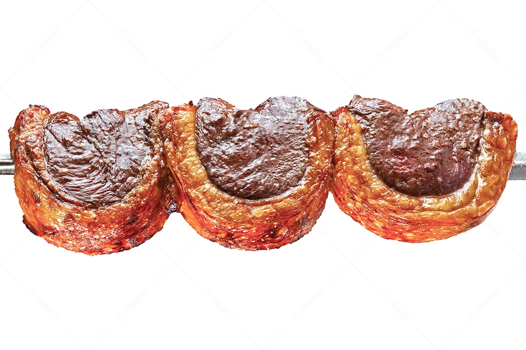 Picanha assada no espeto