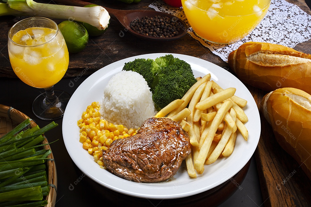 Refeição completa e saudável