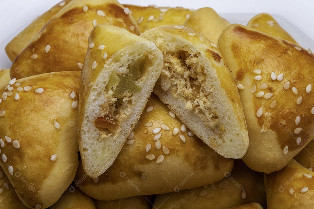 Lanche brasileiro assado