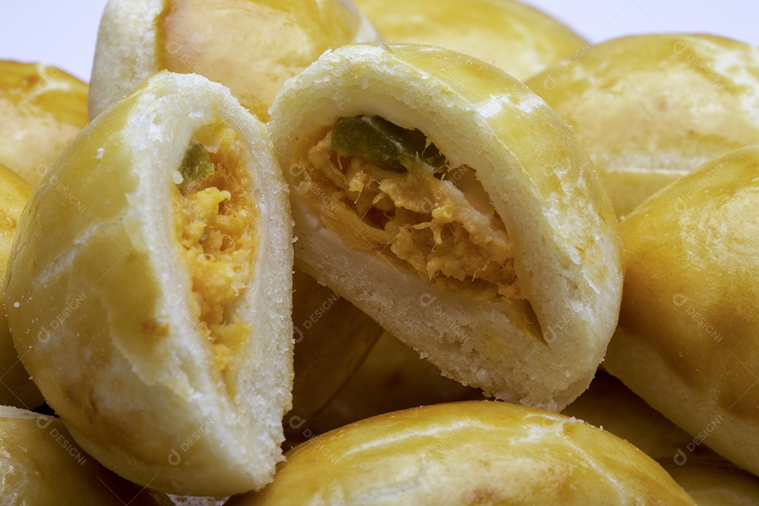 Lanche brasileiro assado