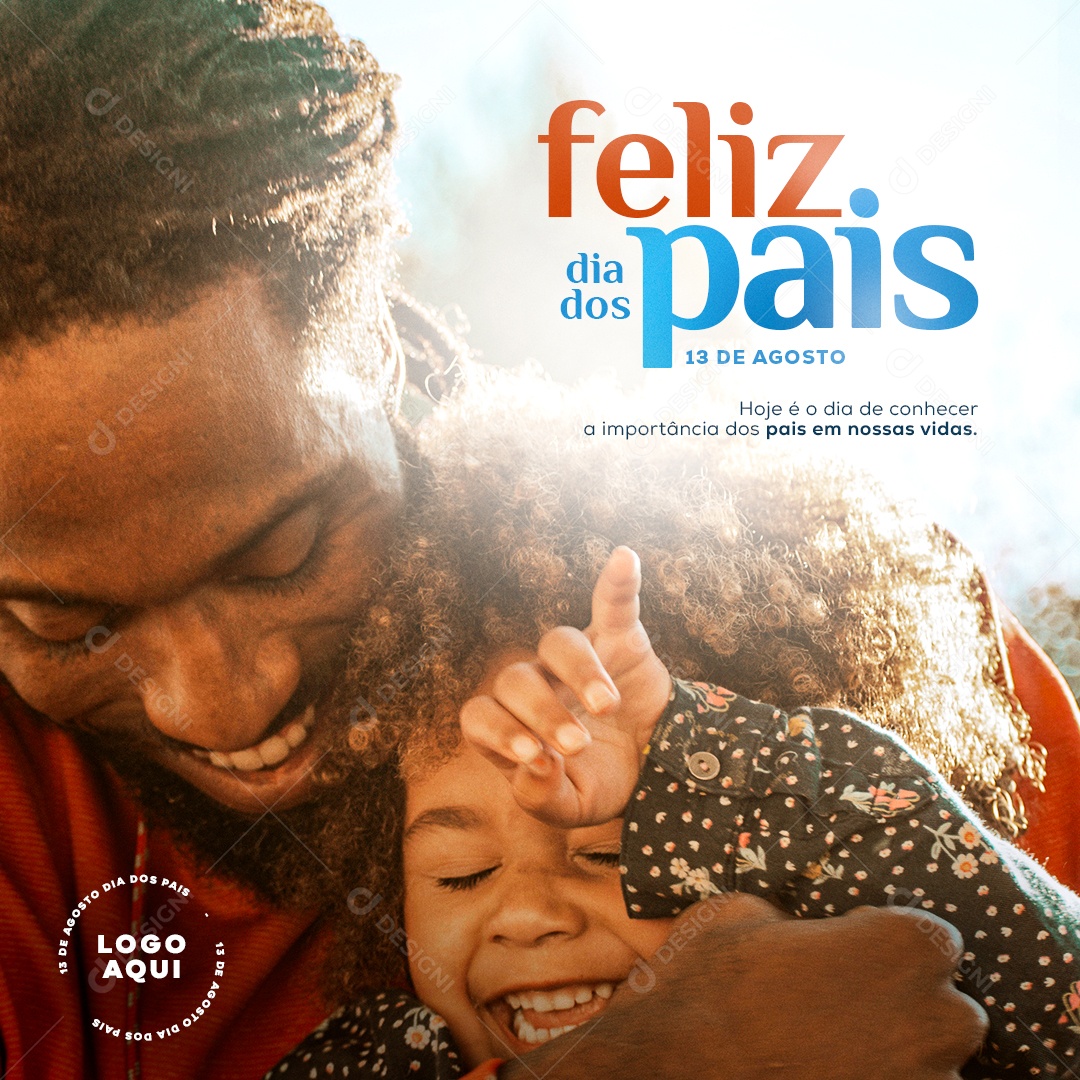 Dia dos Pais Social Media PSD Editável