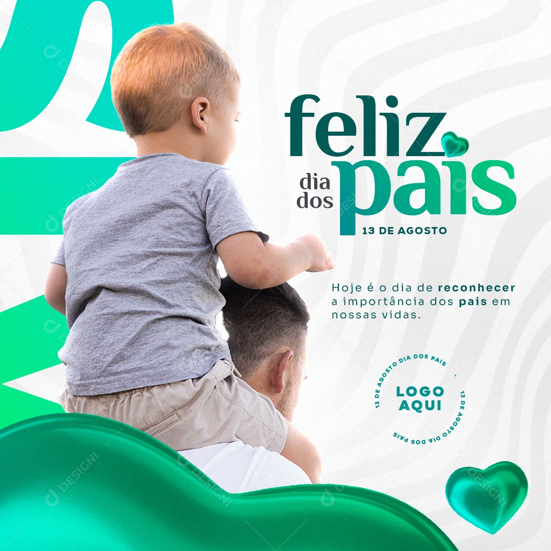 Dia dos Pais Social Media PSD Editável