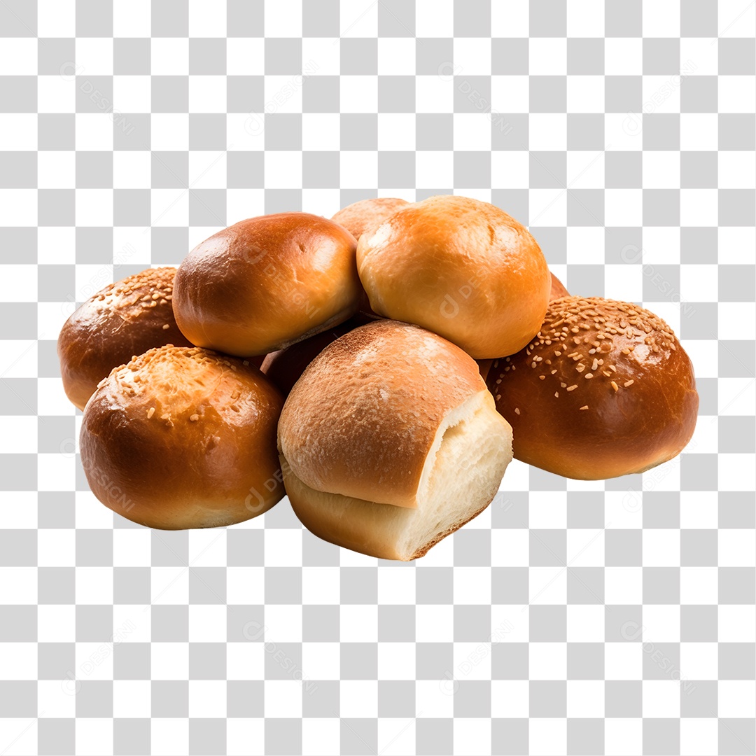 Pães Assados PNG Transparente