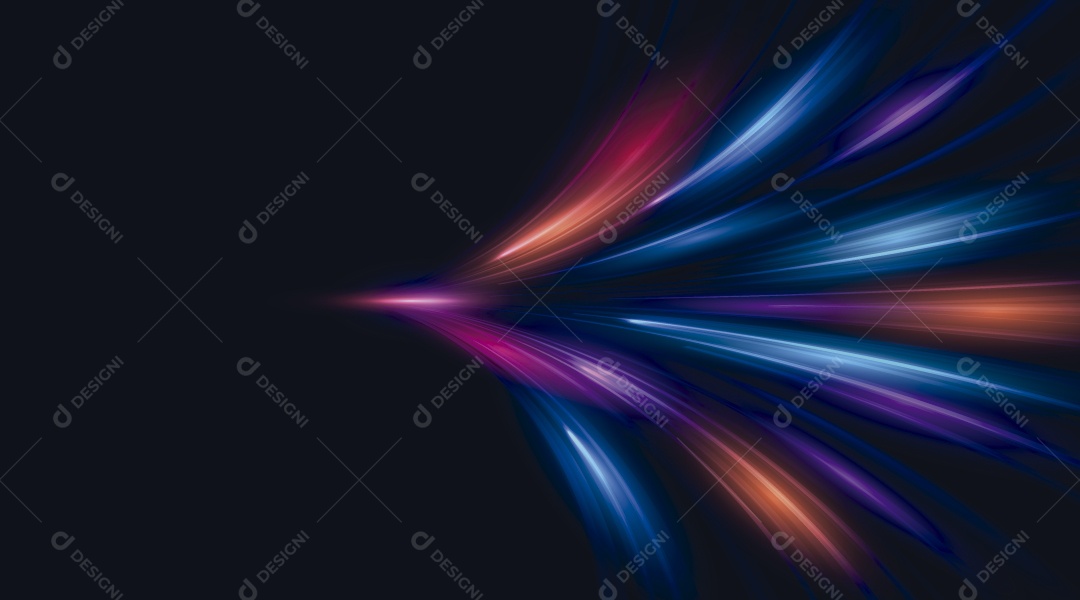 Movimento Abstrato Moderno de Alta Velocidade Vetor EPS