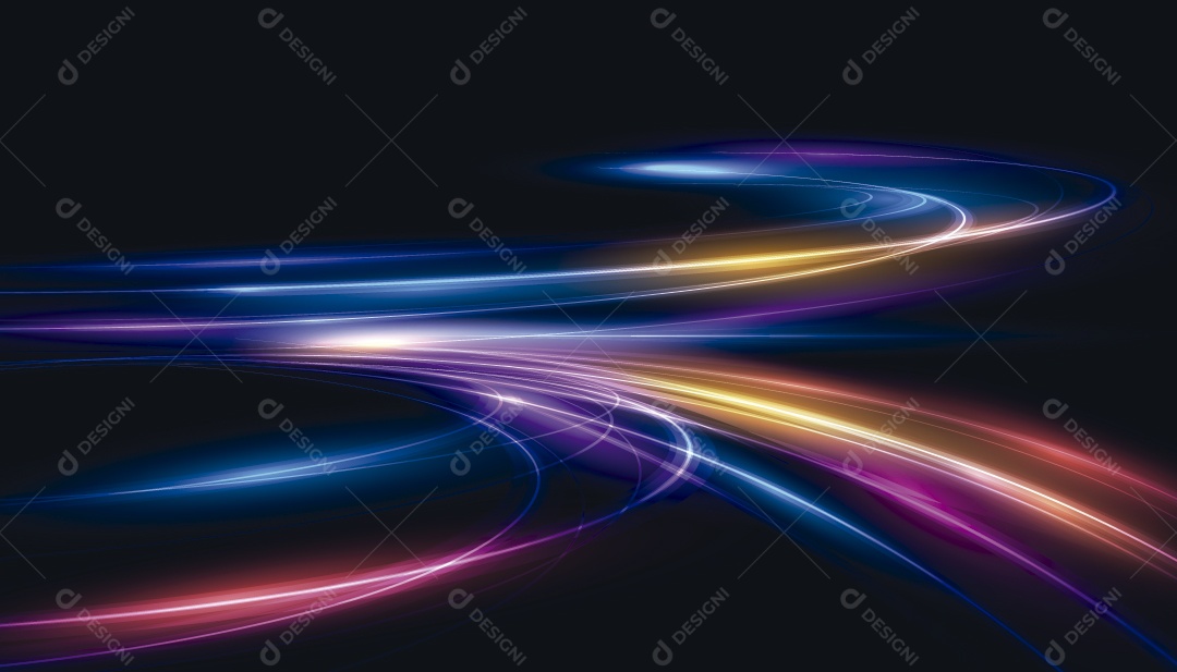 Movimento Abstrato Moderno de Alta Velocidade Vetor EPS