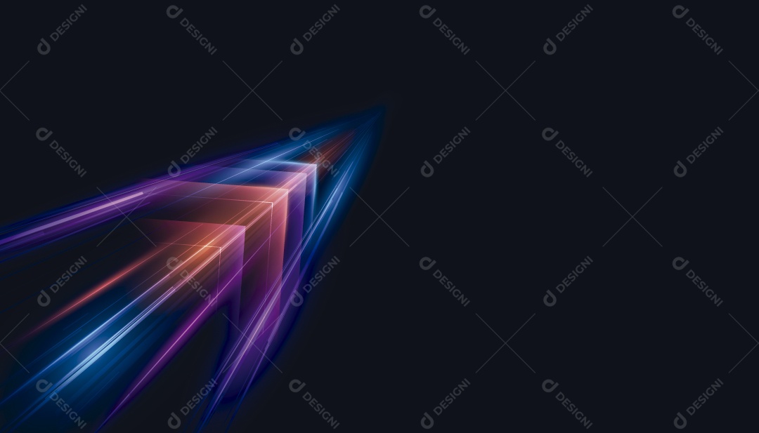 Movimento Abstrato Moderno de Alta Velocidade Vetor EPS